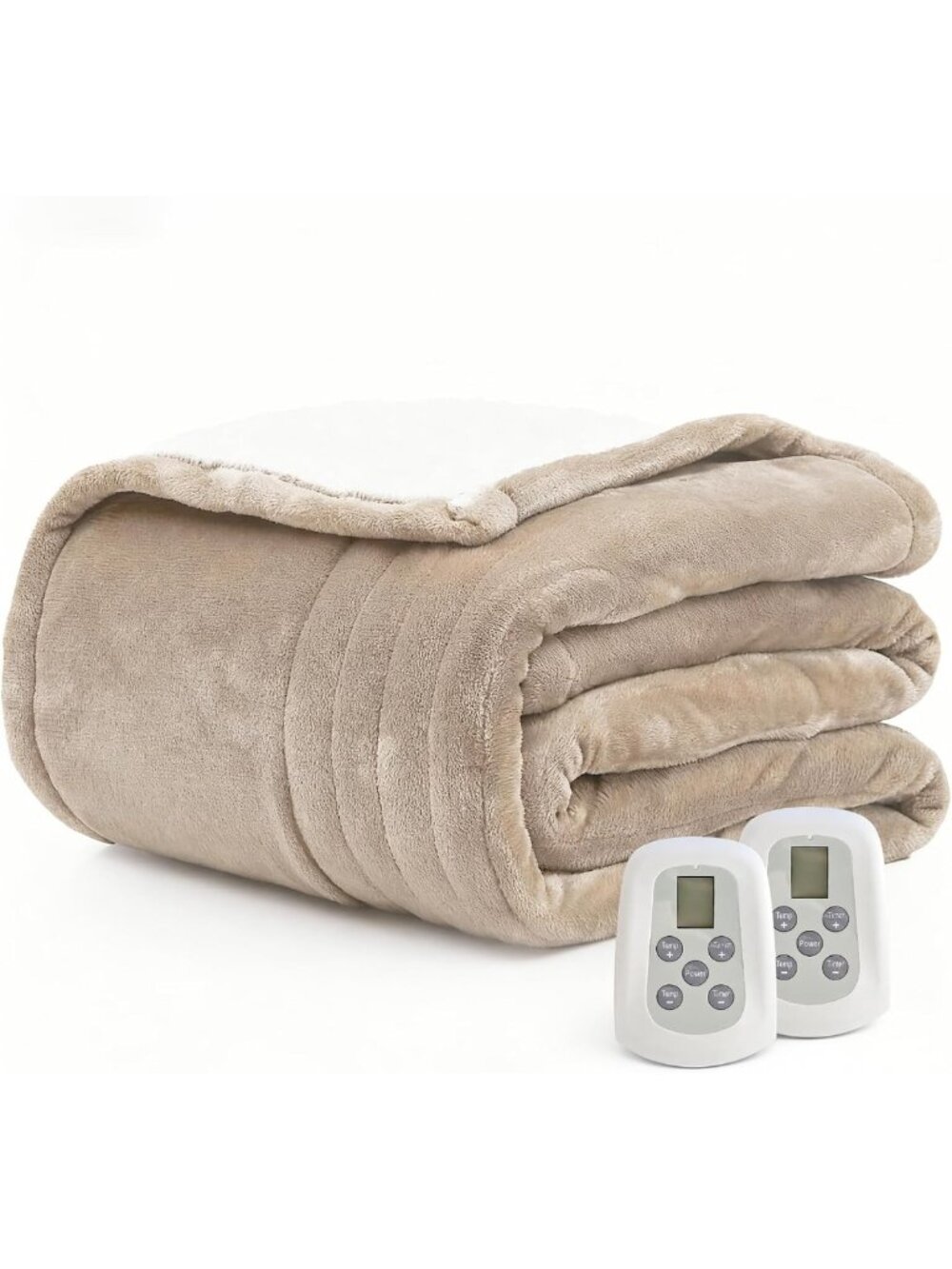 Cozy King Size Heated Electric Blanket - Dual Control, 10 Heat Levels, Auto-Off